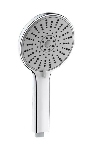 Silver Shower Head with 5-Speed ​​Adjustable Pressurized