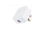 13A 250V AC Fused Plug (3-Pin, White, AN34)