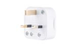 13A 250V AC Fused Plug (3-Pin, White, AN34)