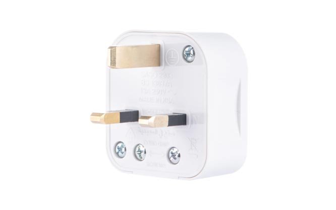 13A 250V AC Fused Plug (3-Pin, White, AN34)